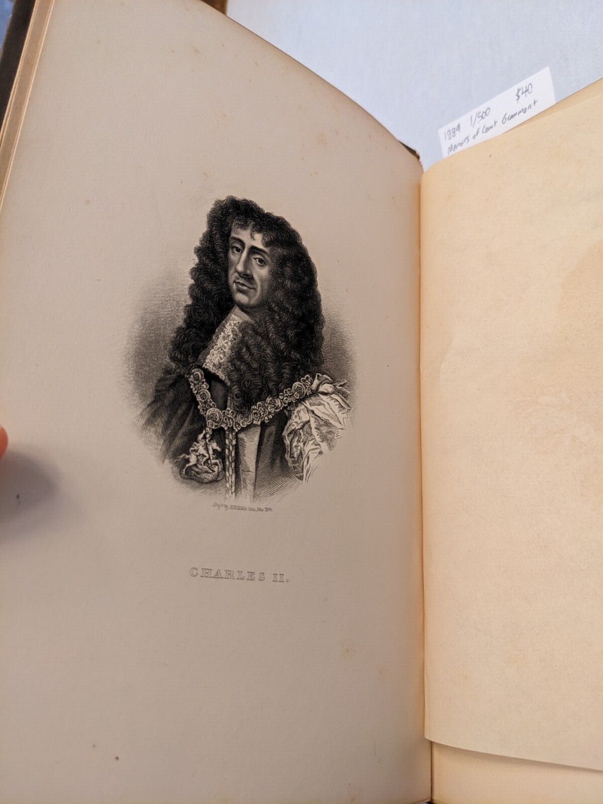 Memoirs of Count Grammont Anthony Hamilton 1889 1 of 500 limited edition Walter 