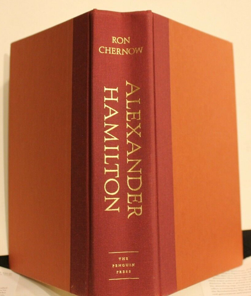 Alexander Hamilton – Ron Chernow – HCDJ – 1st Ed./1st Print – 2004 – musical