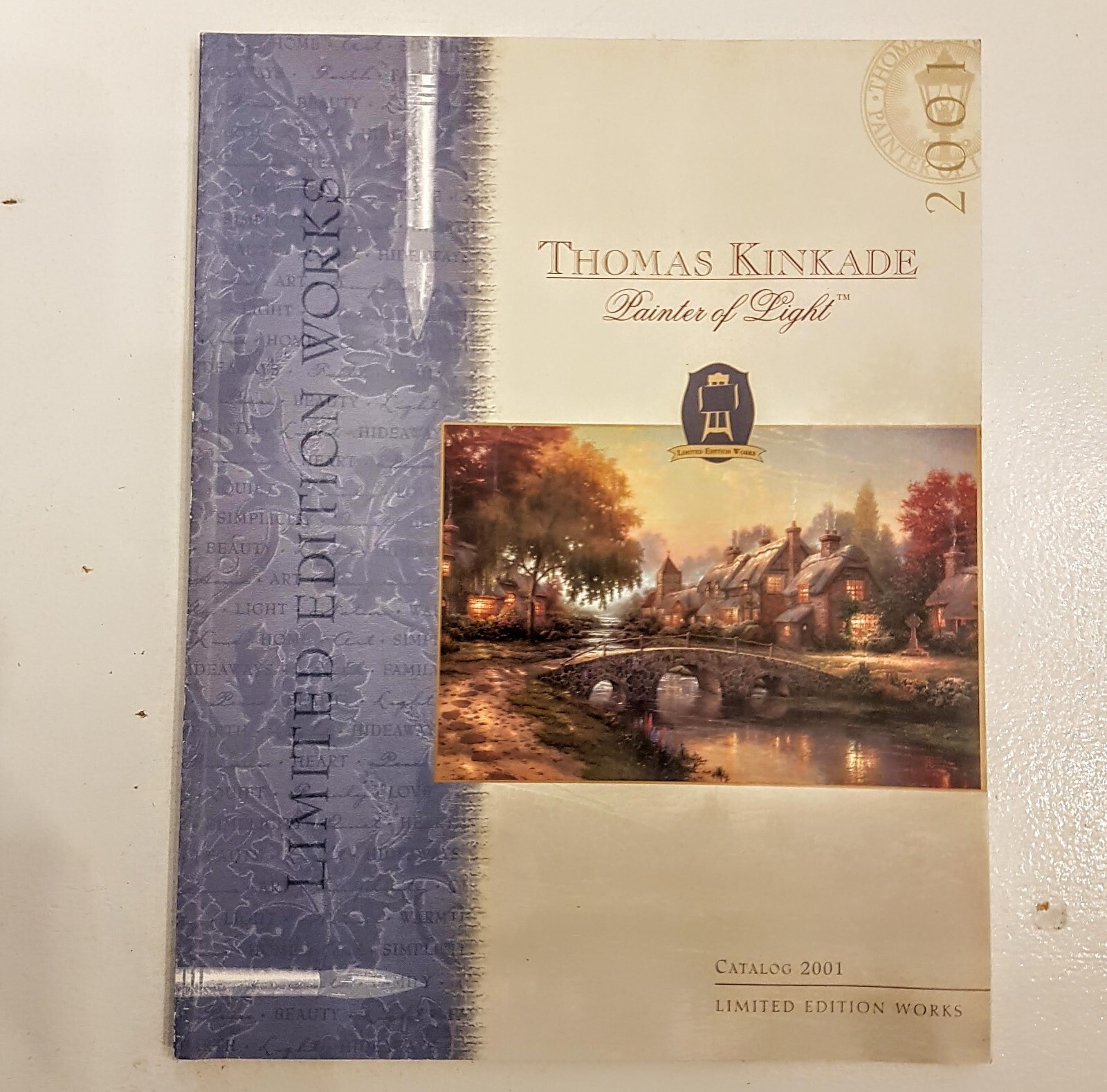 Thomas Kinkade Catalog 2001 Full Color Limited Edition Works Painter of Light