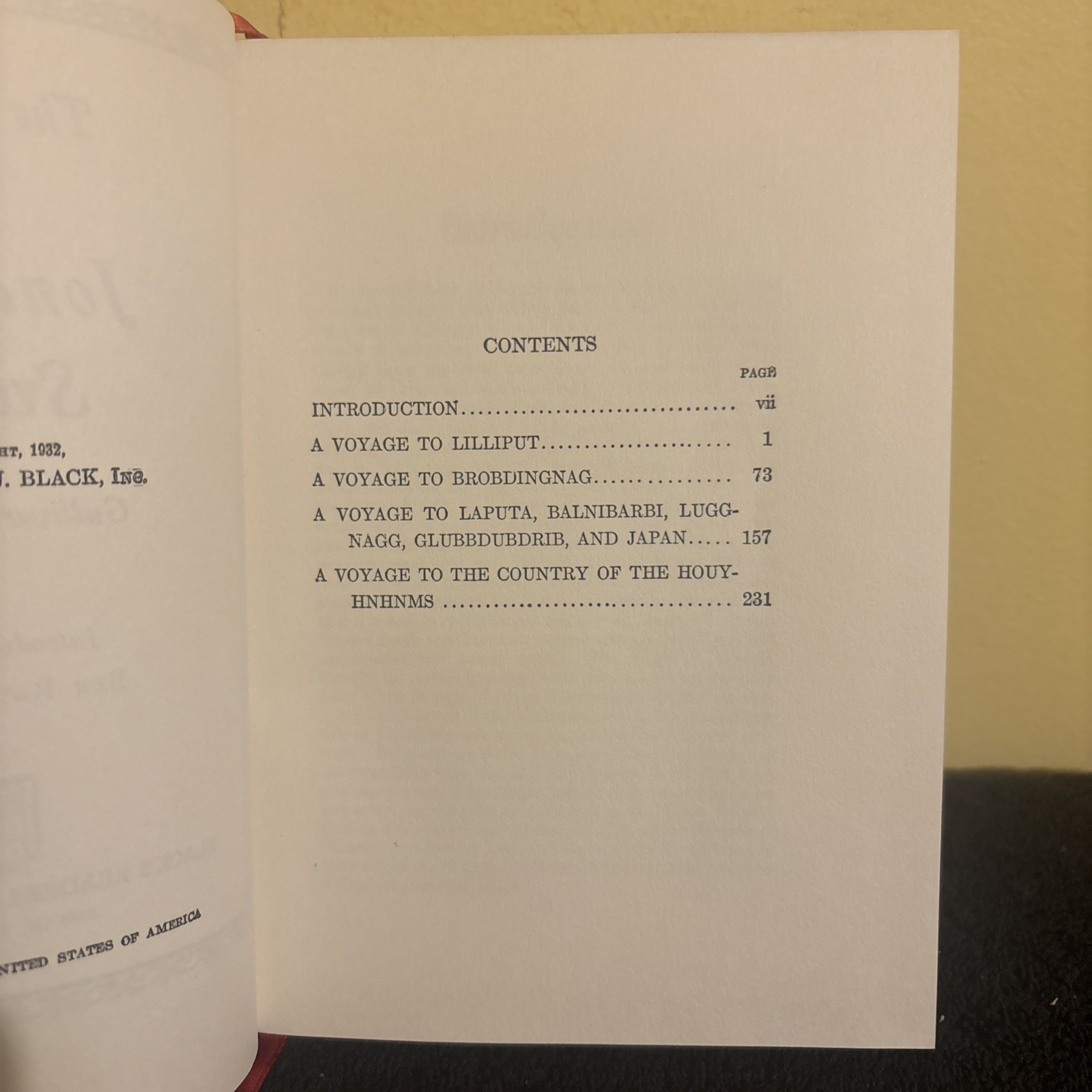 The Works Of Johnathan Swift Hardcover Book