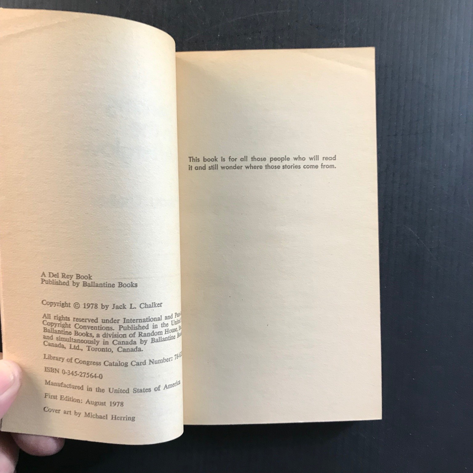 Dancers in the Afterglow Jack L. Chalker 1978 First Edition Science Fiction