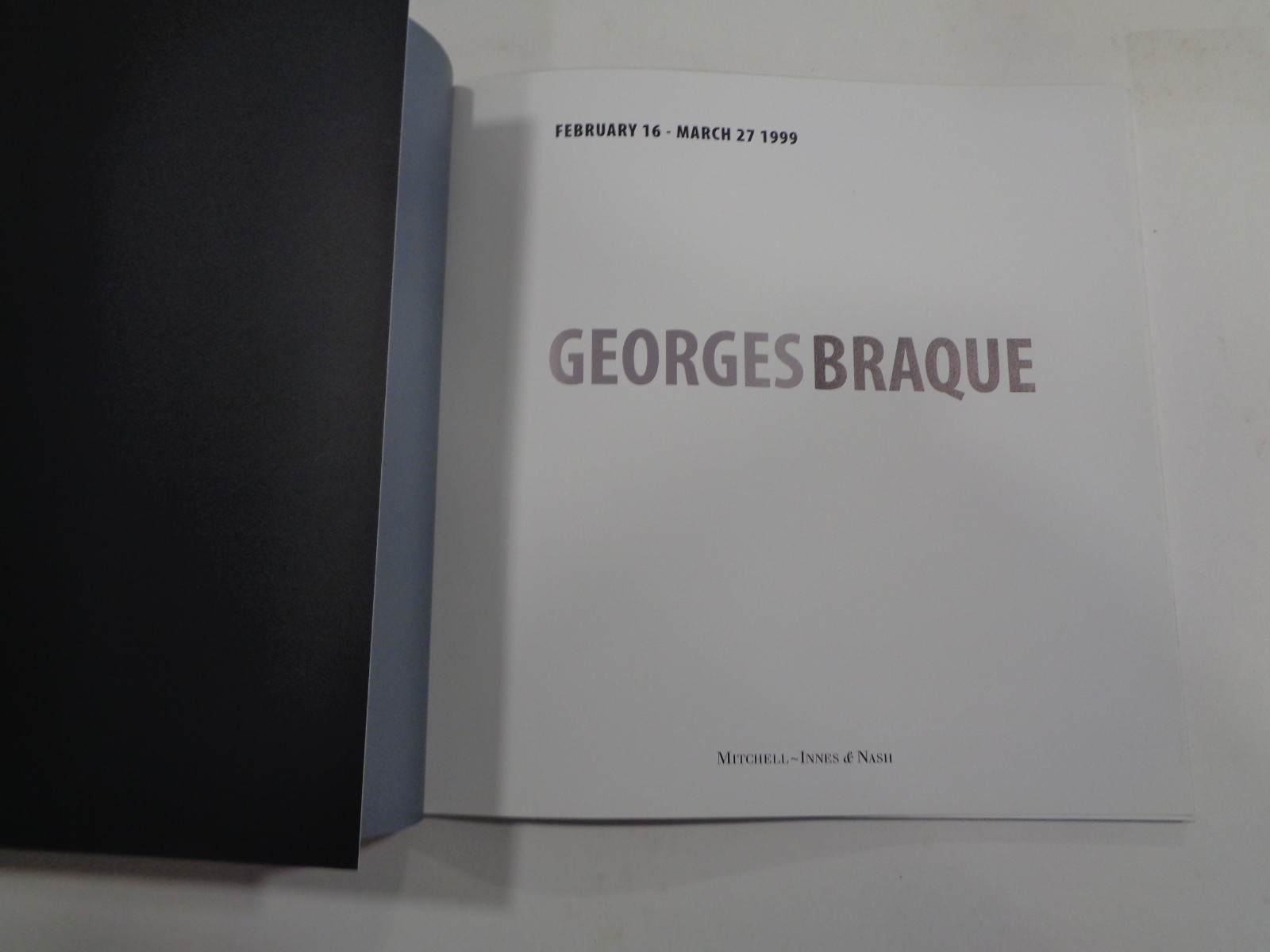 Georges Braque 1999 Modern Art Gallery Exhibition Catalog Fauvism Cubism