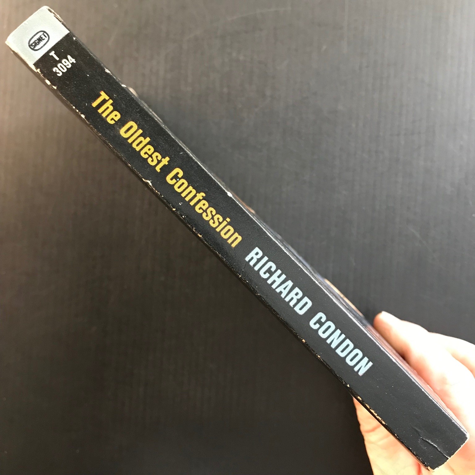 The Oldest Confession Richard Condon 1967 Signet Paperback Thriller Suspense