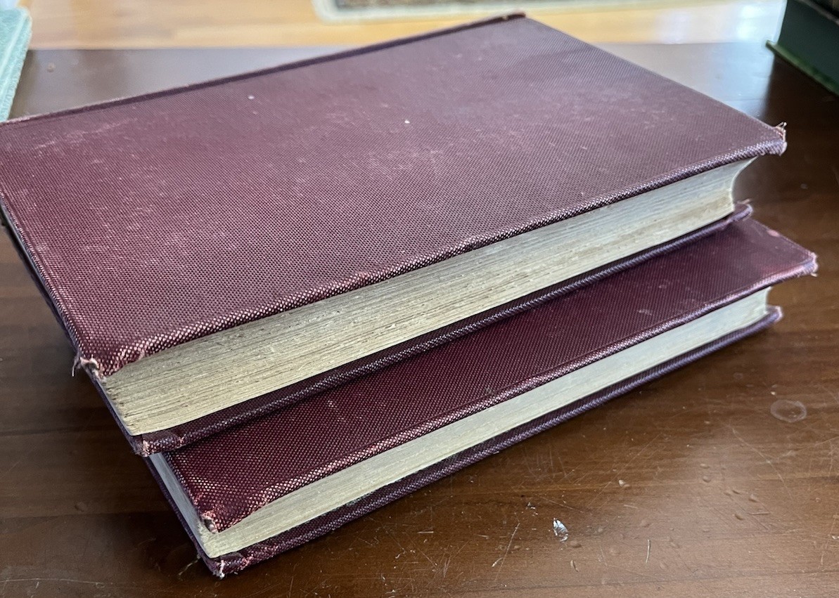 Economic & Social History of New England Vol I & II 1890 Weeden 1st Ed Set