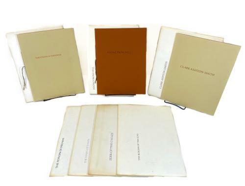 The Fugitive Poems: Second Series, Six Volumes by Clark Ashton Smith Signed