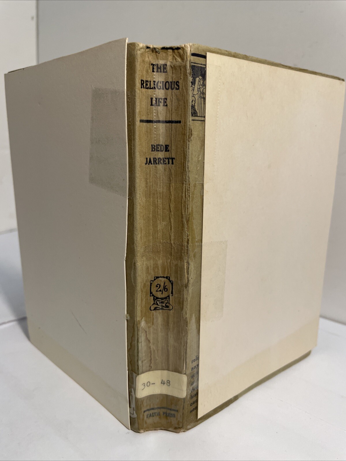 Fr. Bede Jarrett: The Religious Life; 2nd ed.; P. J. Kenedy & Sons; Catholic