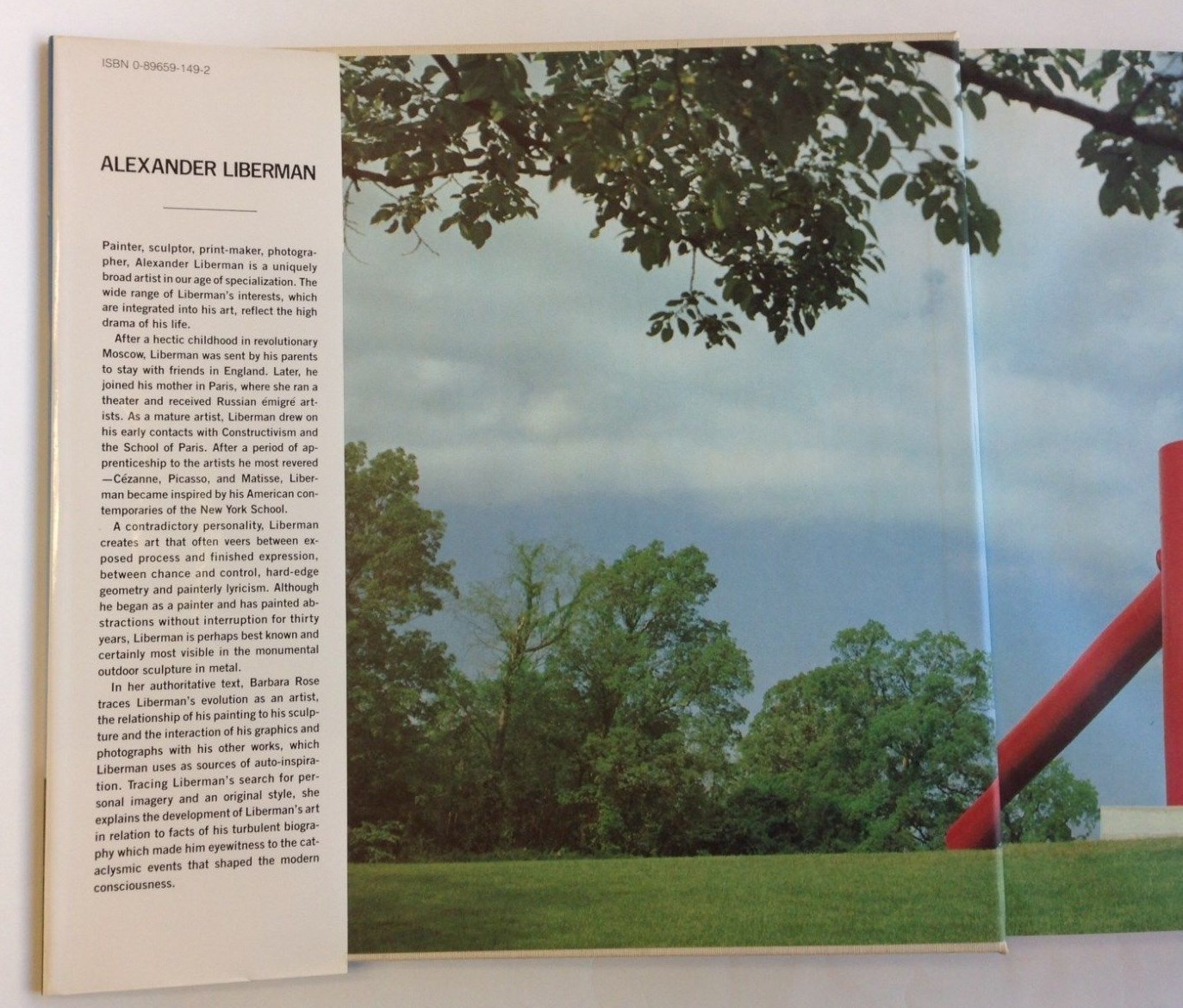 Alexander Liberman Barbara Rose 1983 HCDJ Abbeville SIGNED