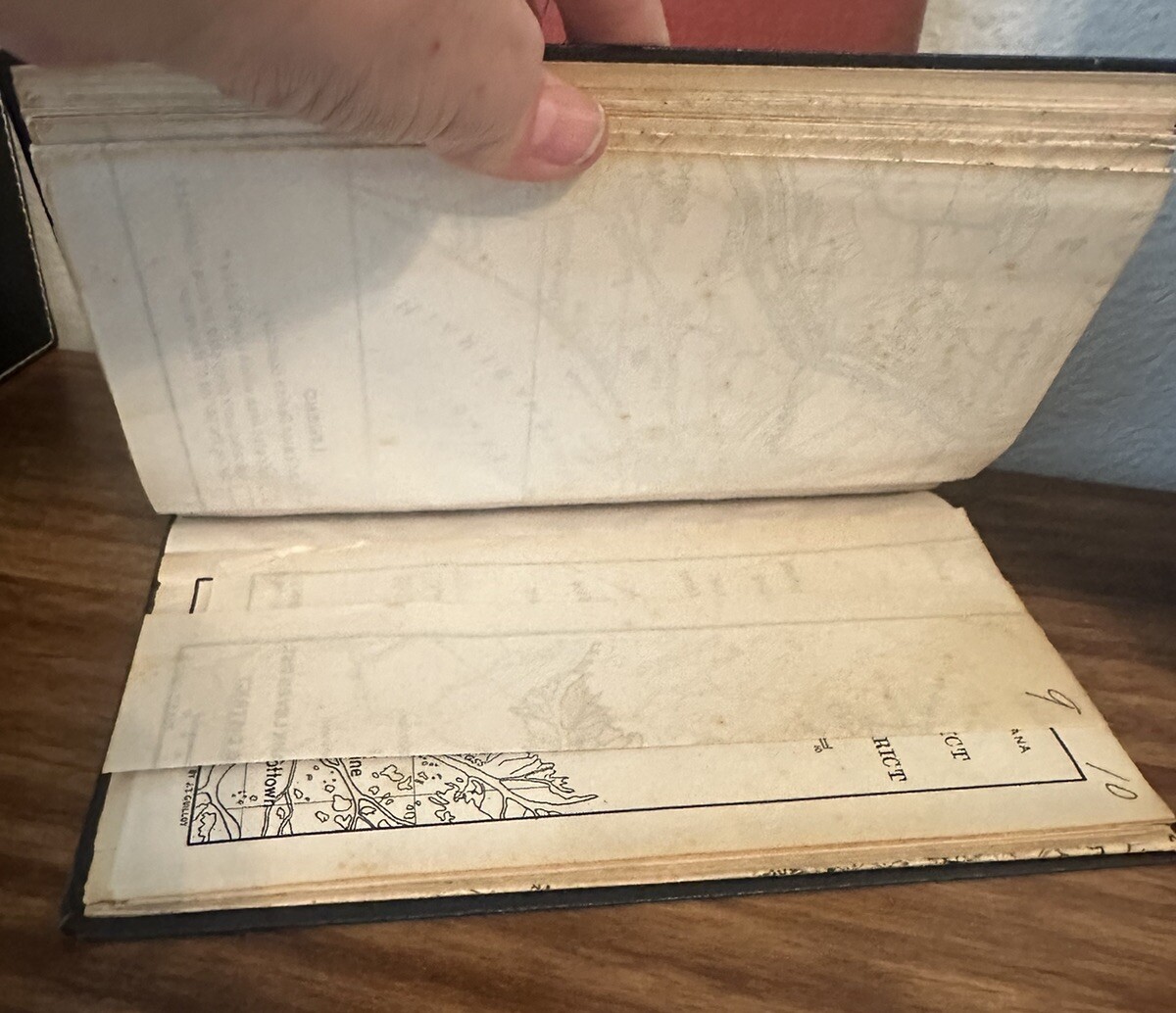 Old LOUISIANA Geography Books w Pullout Levee & Drainage Maps, Illustrations