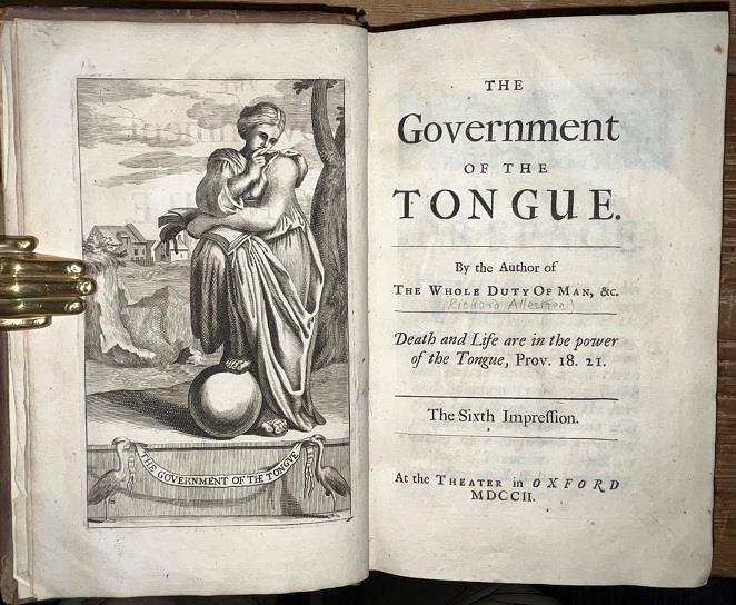 1696-1705 Richard Allestree ‚Three Theological Works Bound Together‘ Theology