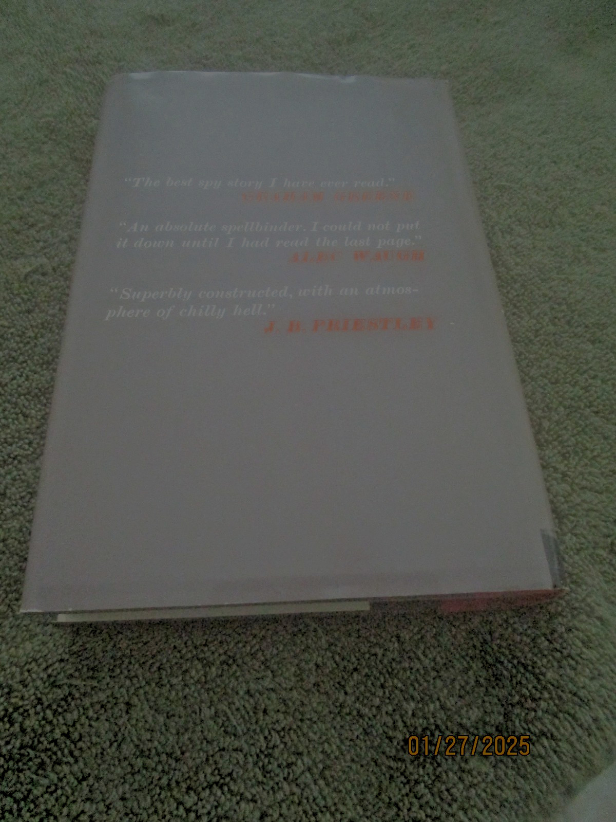 THE SPY WHO CAME IN FROM THE COLD, John Le Carre (stated 1964 HB 1st, VG++)