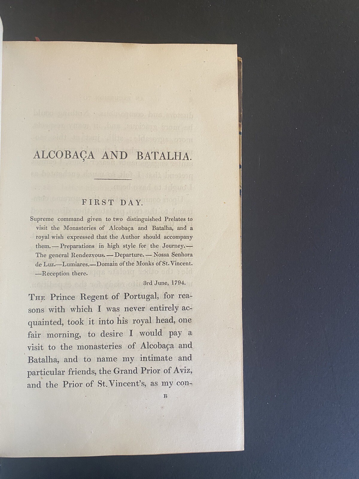 Recollections Excursion to Monasteries Alcobaca & Batalha William Beckford 1835
