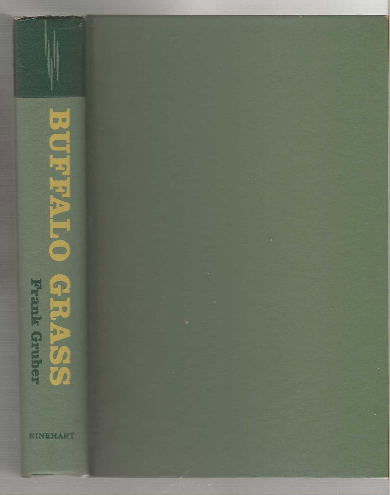 Frank Gruber BUFFALO GRASS First edition Western Novel Film Big Land Alan Ladd