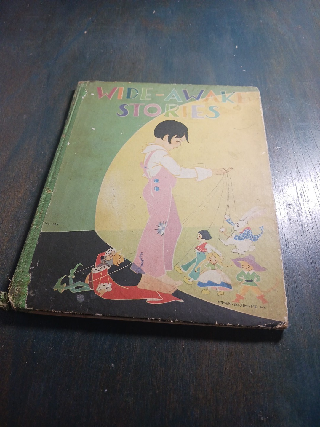 Wide Awake Stories Dame Wiggins of Lee Seven Wonderful Cats Fern Bisel Peat 1930