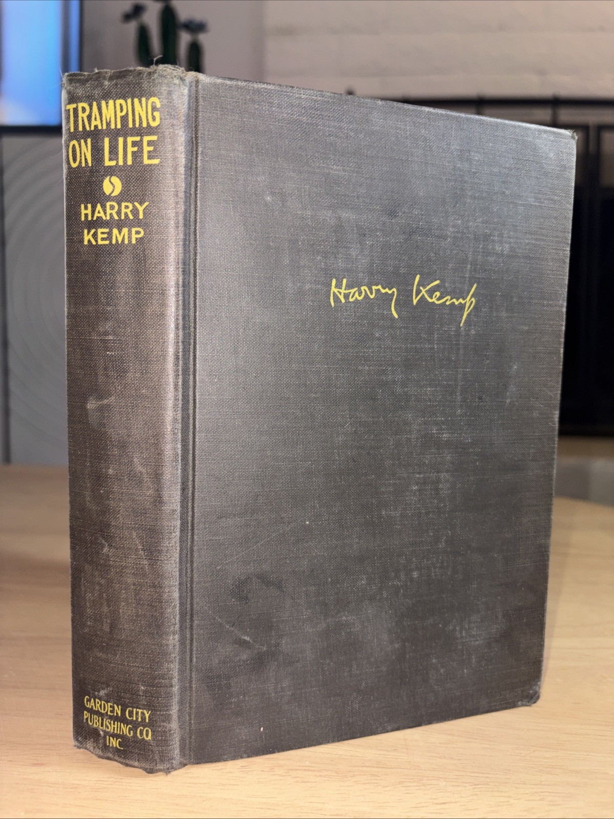 Tramping on Life Harry Kemp 1922 1st Edition Boni & Liveright Garden City G+