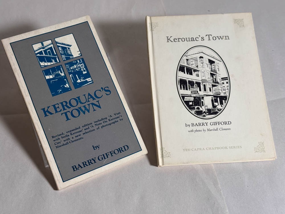 Signed Barry Gifford Jack Kerouac Kerouac’s Town Capra Press Modern First Ed