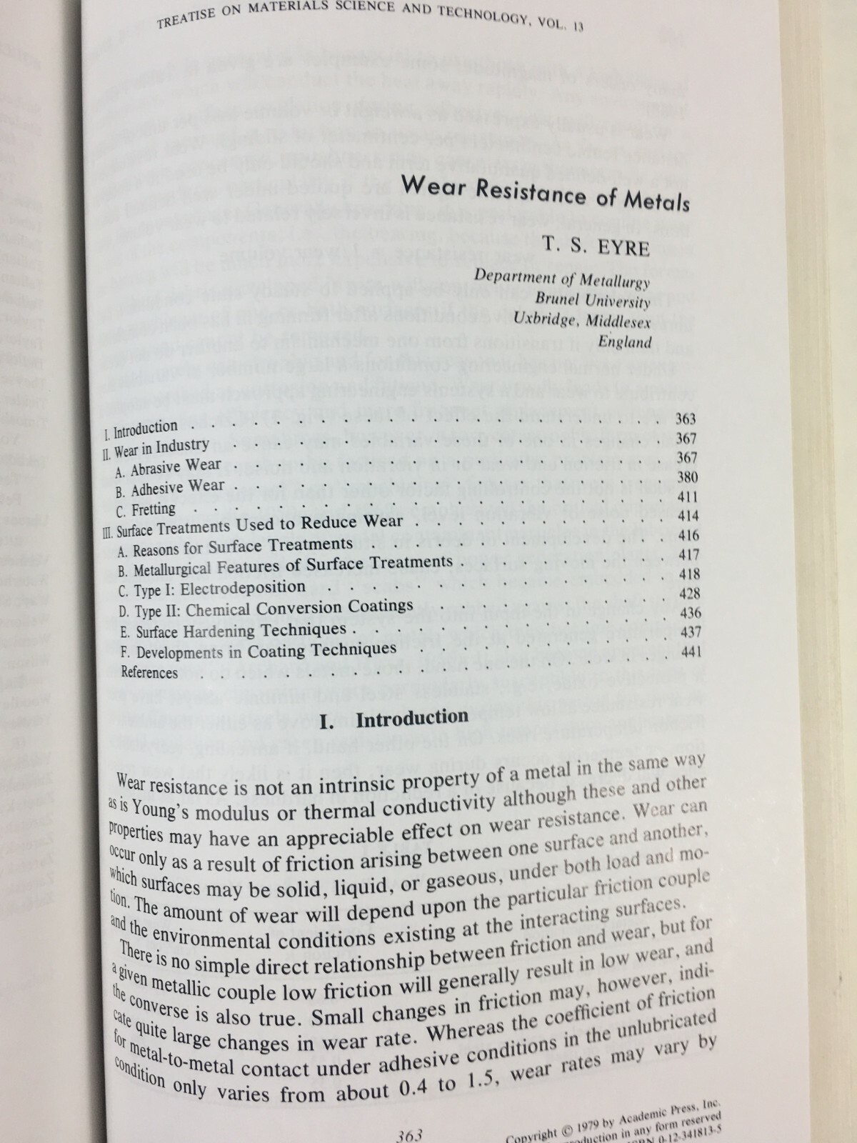 Treatise On Materials Science and Technology Vol 13 Douglas Scott Vintage Book