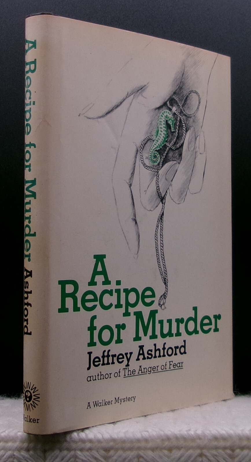 Jeffrey Ashford A RECIPE FOR MURDER First edition Hardcover DJ Mystery Writer