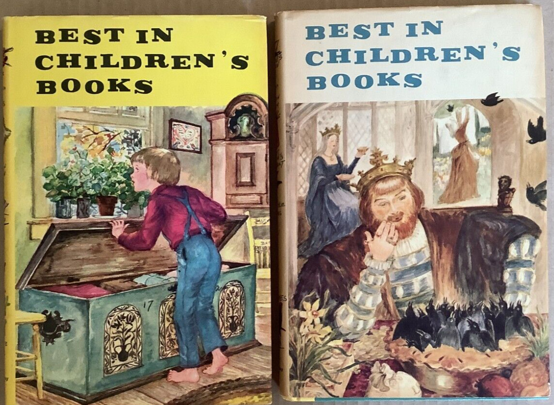 2 VG 1950s HC DJ Best Children’s Books Featuring Marguerite de Angeli Newbery