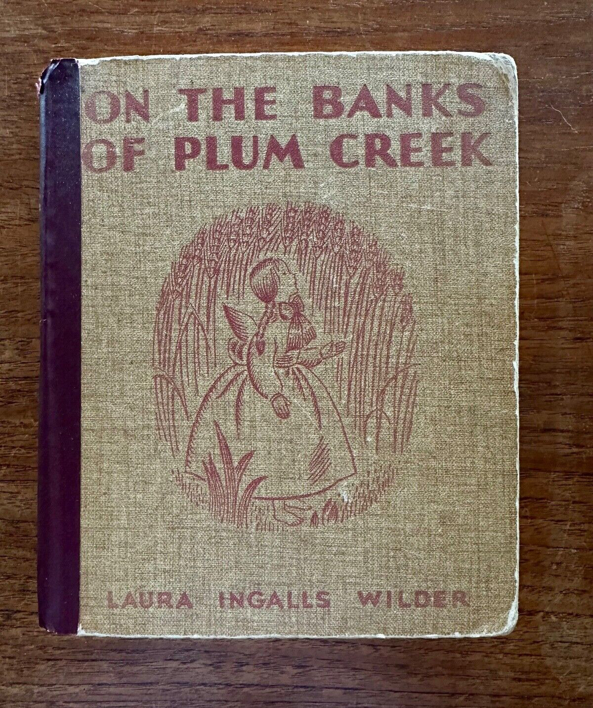 On the Banks of Plum Creek by Laura Ingalls Wilder ~ 1937 Hardcover 1st Edition
