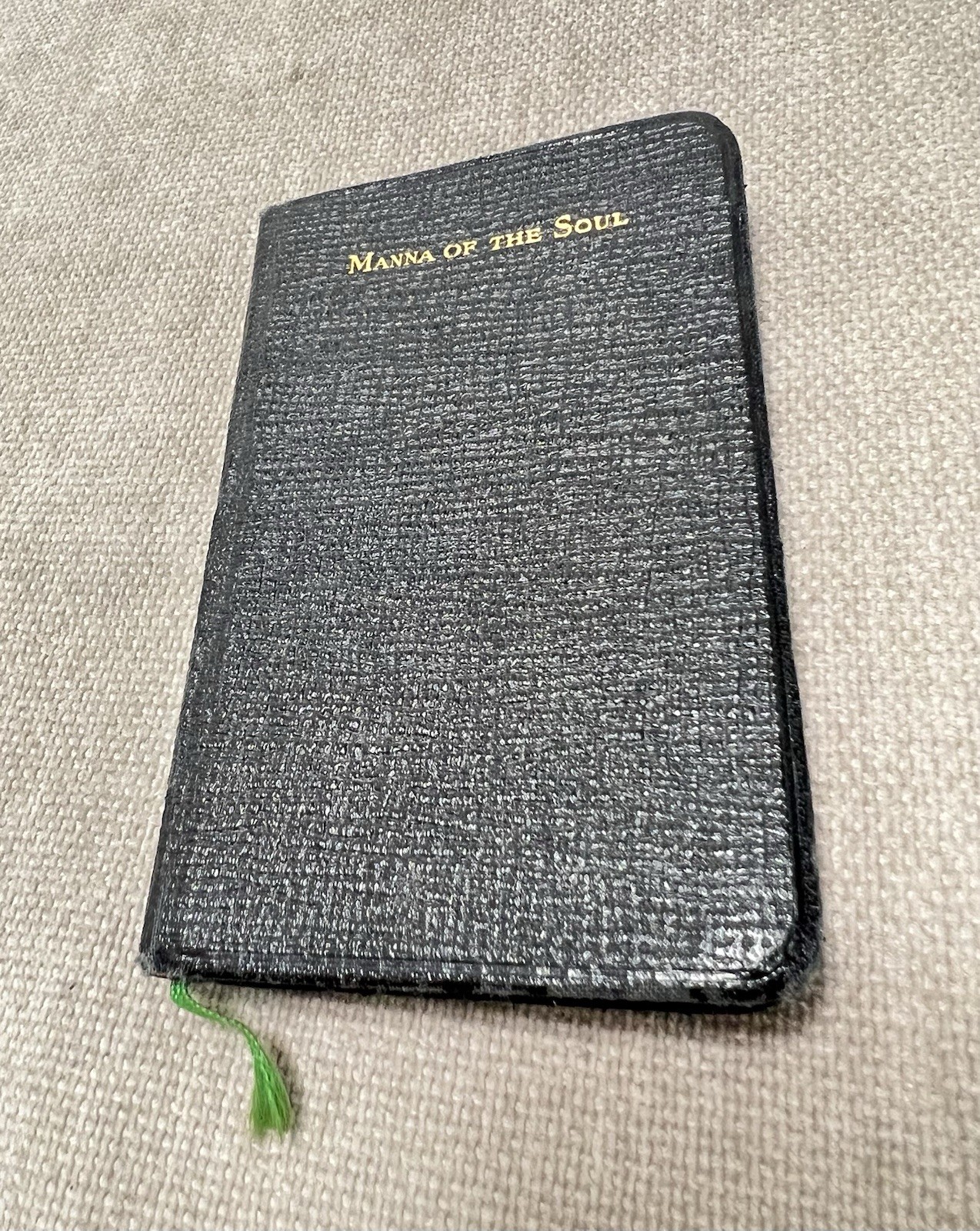 Antique Manna of the Soul Religious Prayer Book 1917 First Pocket Edition