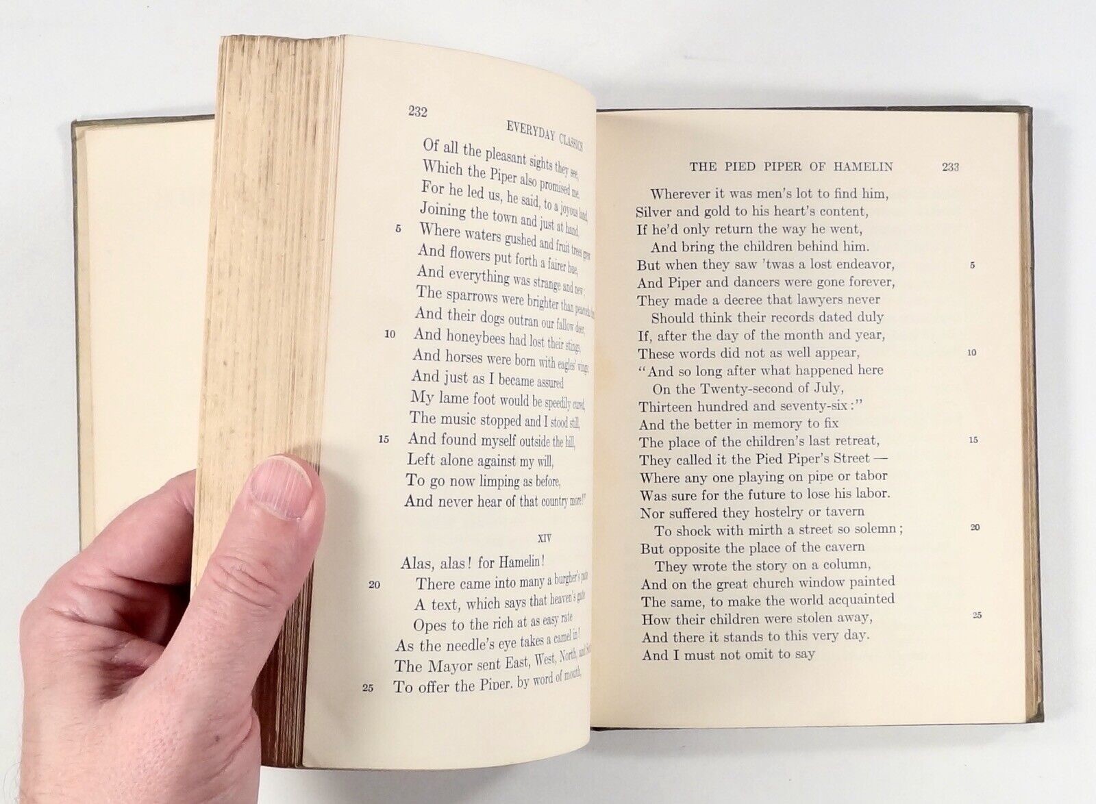1931 EVERYDAY CLASSICS FIFTH READER Children’s English textbook ILLUSTRATED hc