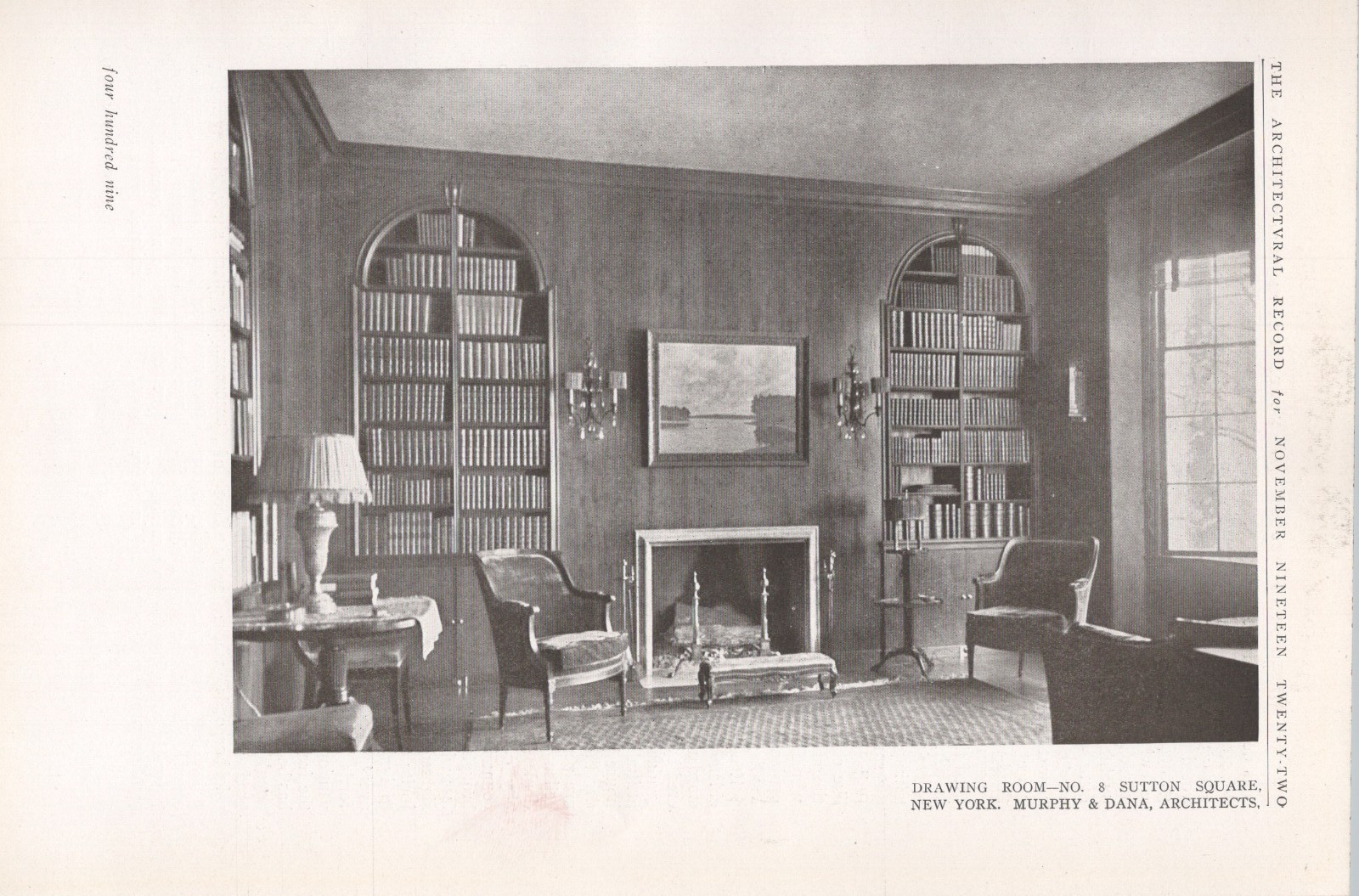 1922 * 6 Sutton Square 8 Sutton Square New York NY * Murphy & Dana Architects