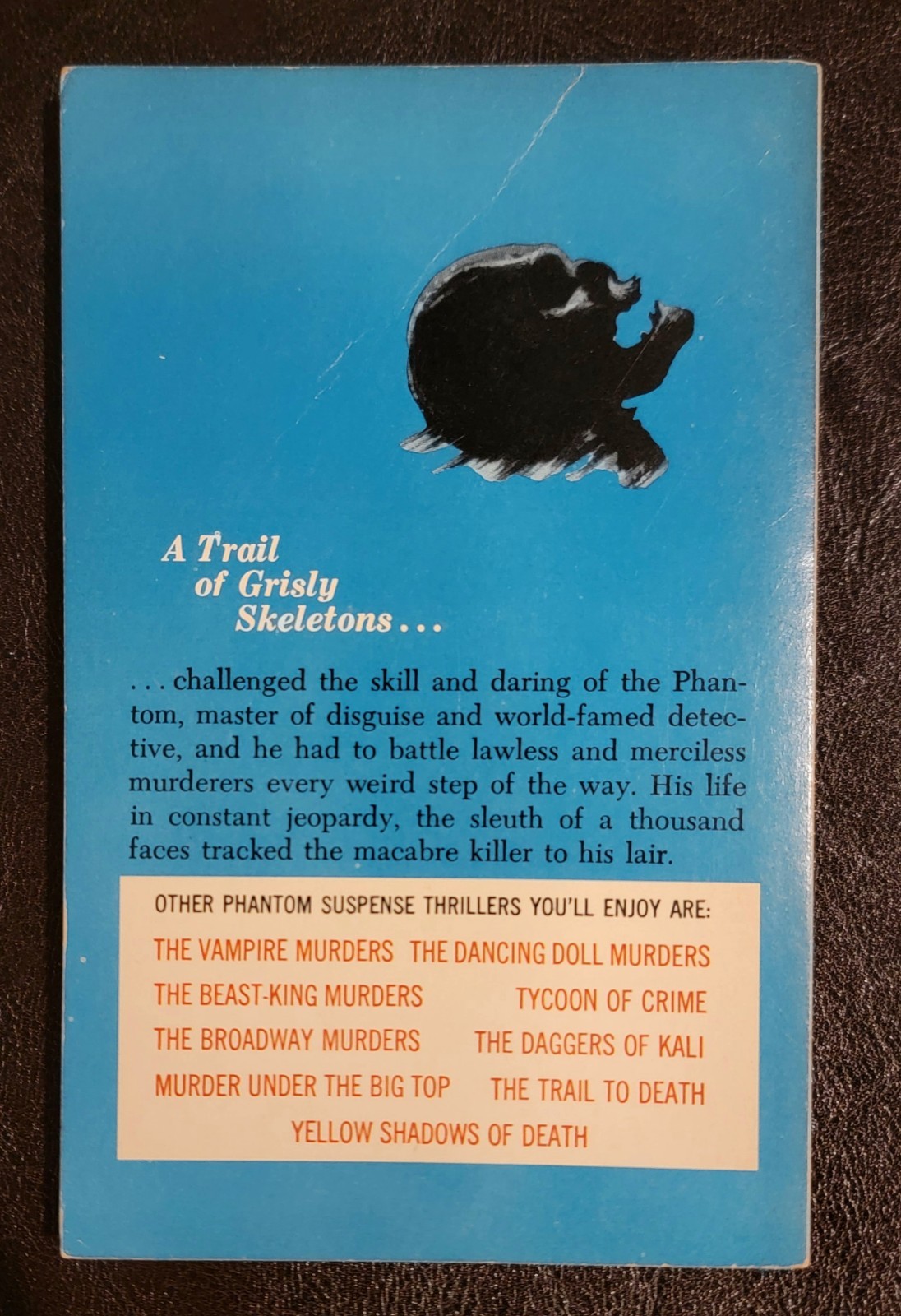 The Phantom Detective Murder Trail Corinth CR110 1965 Bonfils Cover