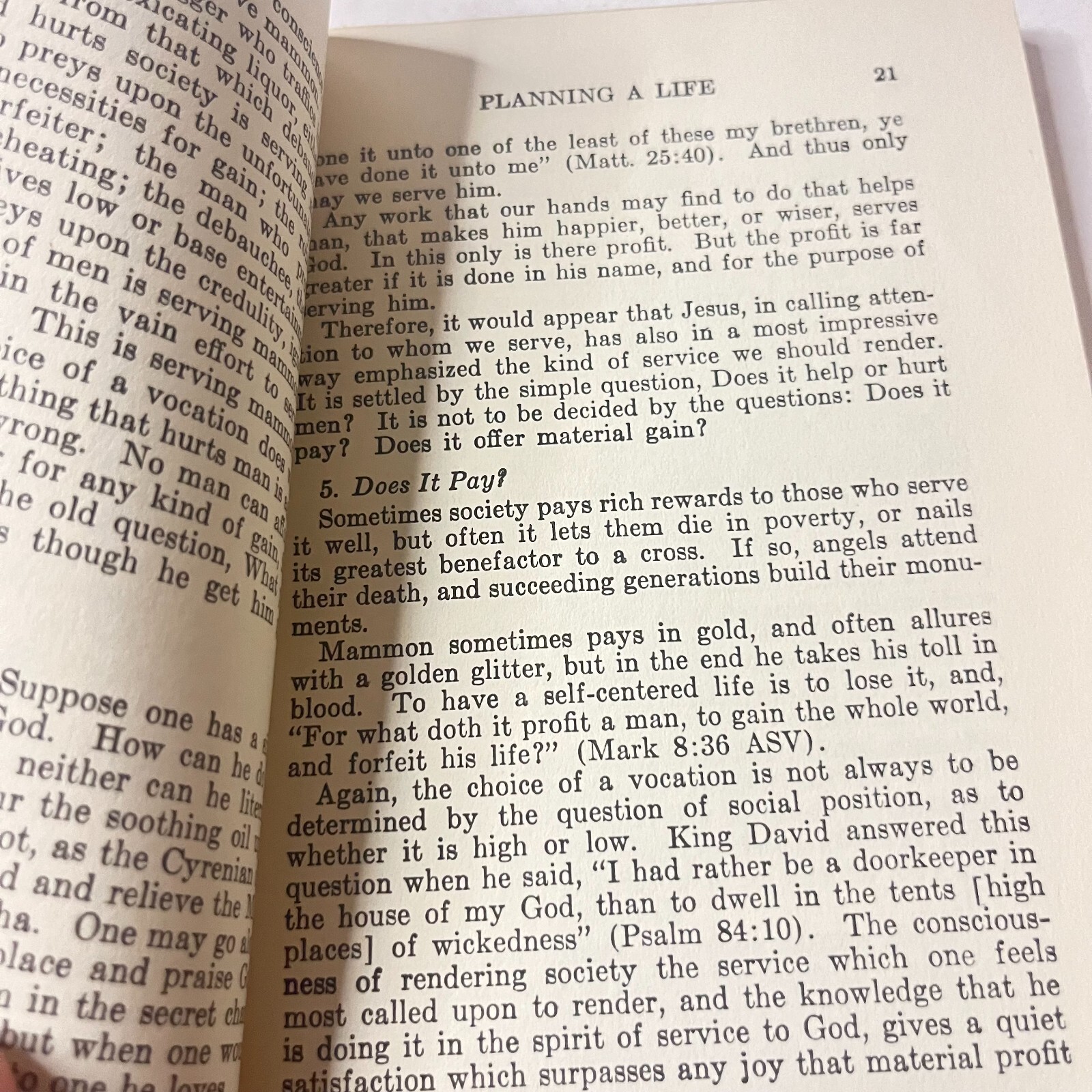 Planning A Life Henry Eugene Watters 1935 1930s Southern Baptist Convention BK