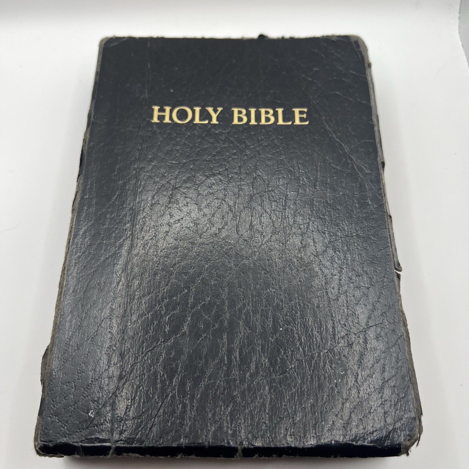 Vintage Holy Bible 1979 King James Version Red Letter Edition Study Helps Holman