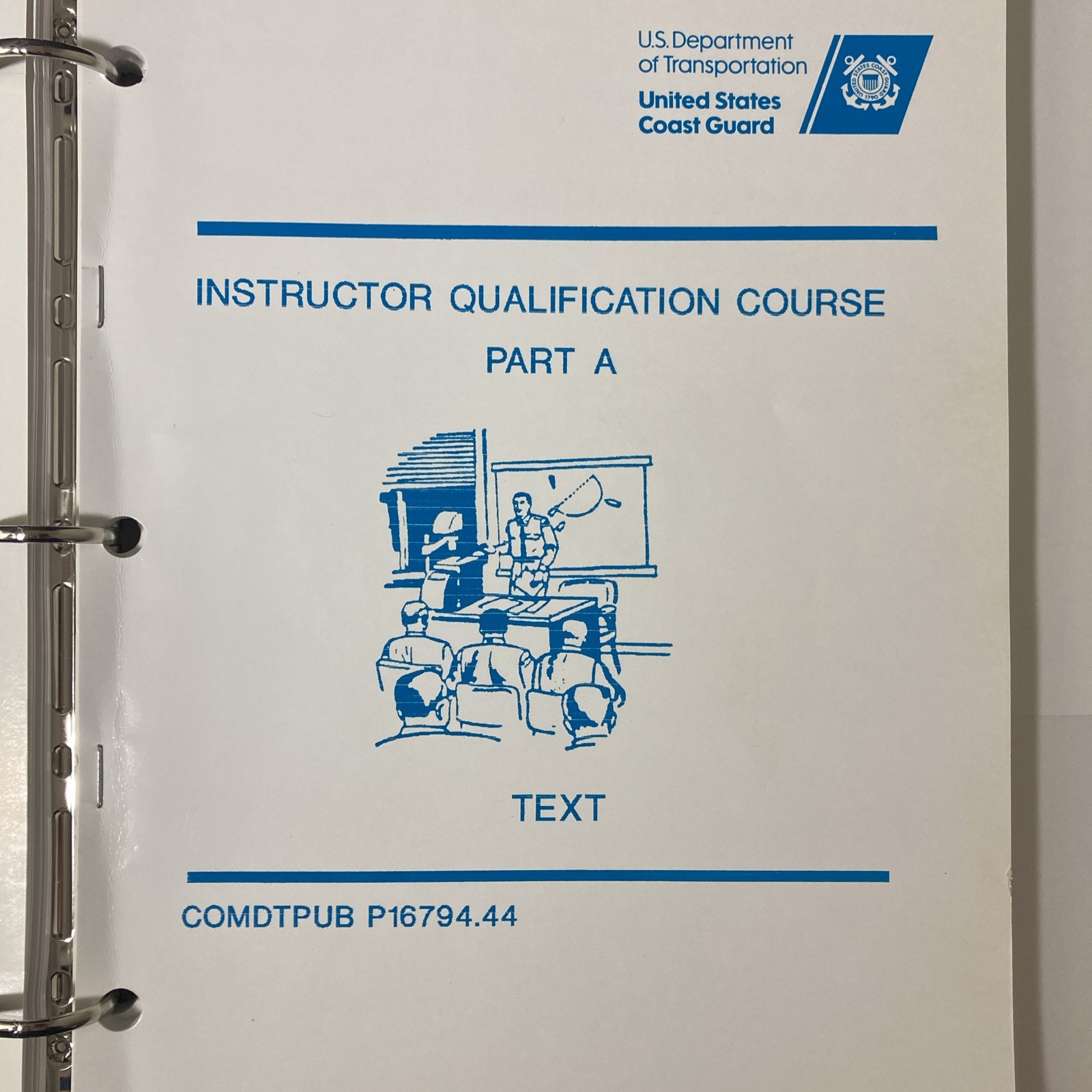 Coast Guard Boating Skills & Seamanship Instructor Guide BSS-3 + COMDTPUB P16794