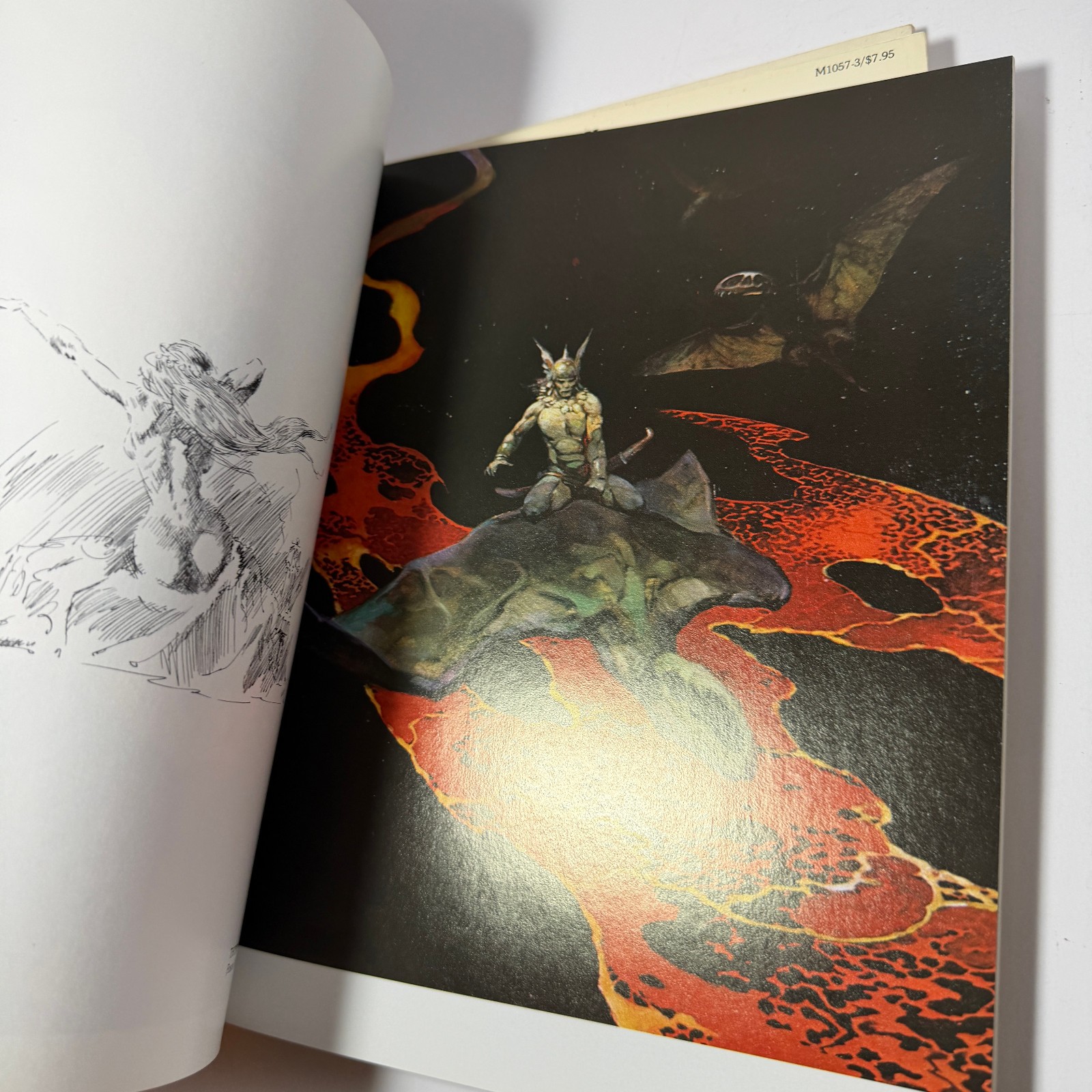 The Fantastic Art Of Frank Frazetta Vintage Books 1 2 & 4 Art Book Set Used