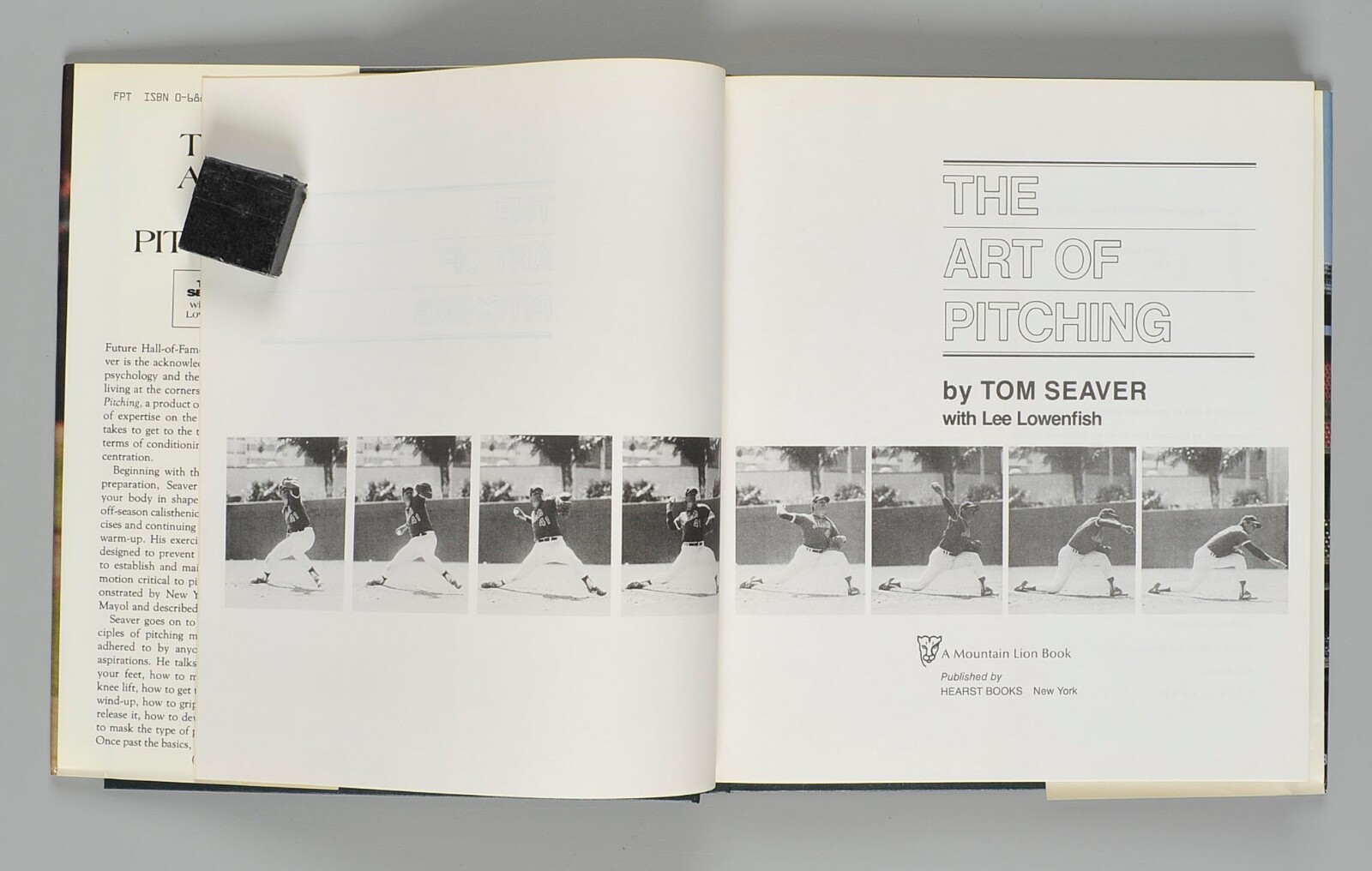 The Art of Pitching Tom Seaver HCDJ Book First Edition 1984 Baseball HOF