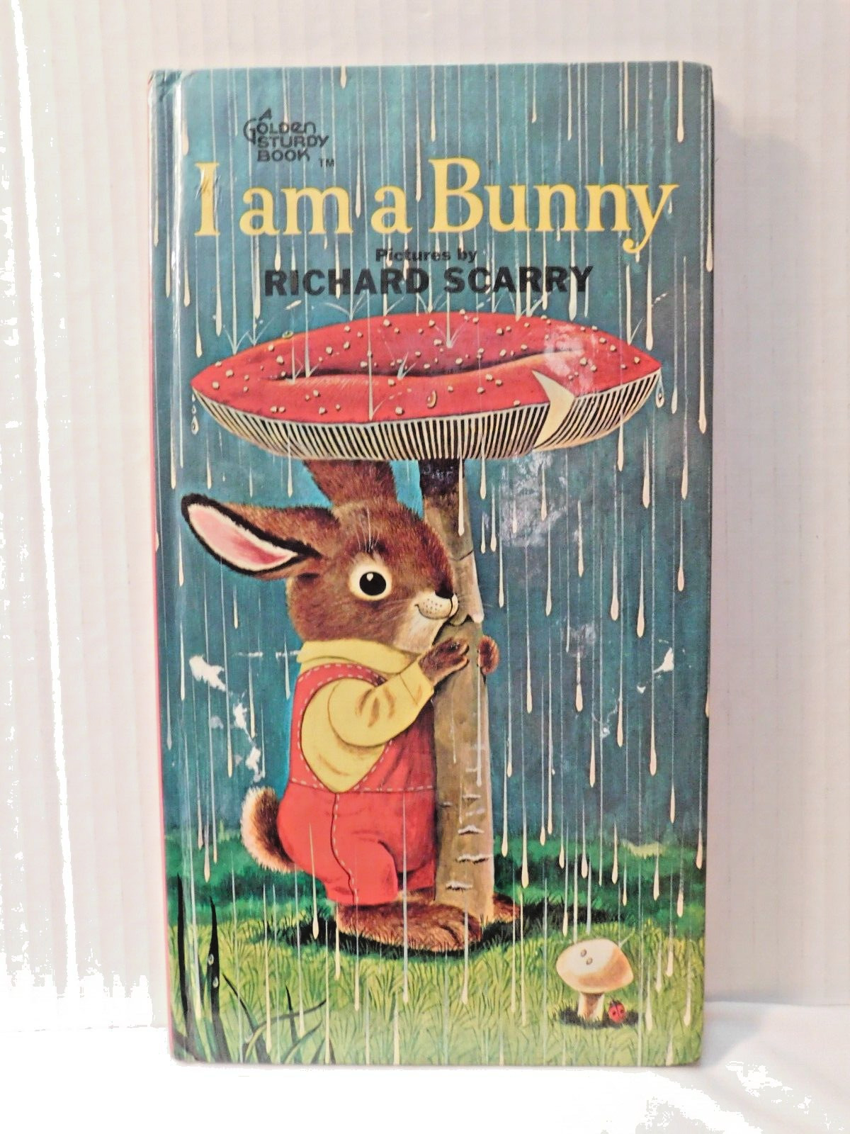I Am A Bunny by Ole Risom & Illustrated Richard Scarry Golden Board Book 1963