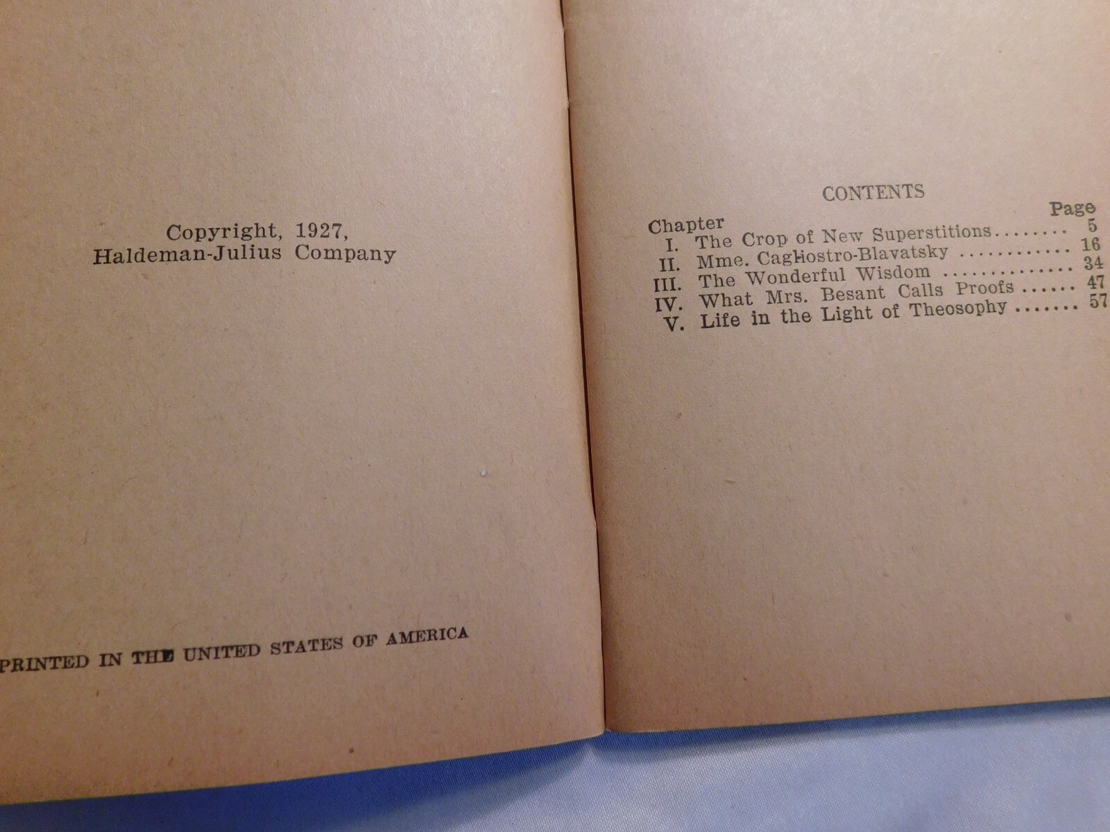 LITTLE BLUE BOOKS LOT 477-397-280-536 & THE LITTLE BLUE BOOKS CATALOG 1920’S
