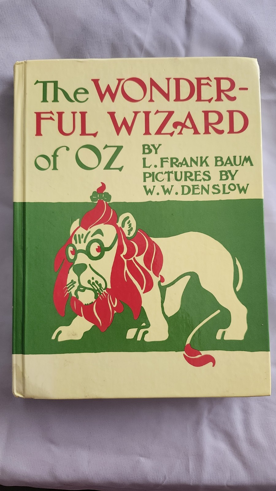 Wizard of Oz L. Frank Baum W. W. Denslow GLOSSY EDITION 1900 Vintage 1987 Print