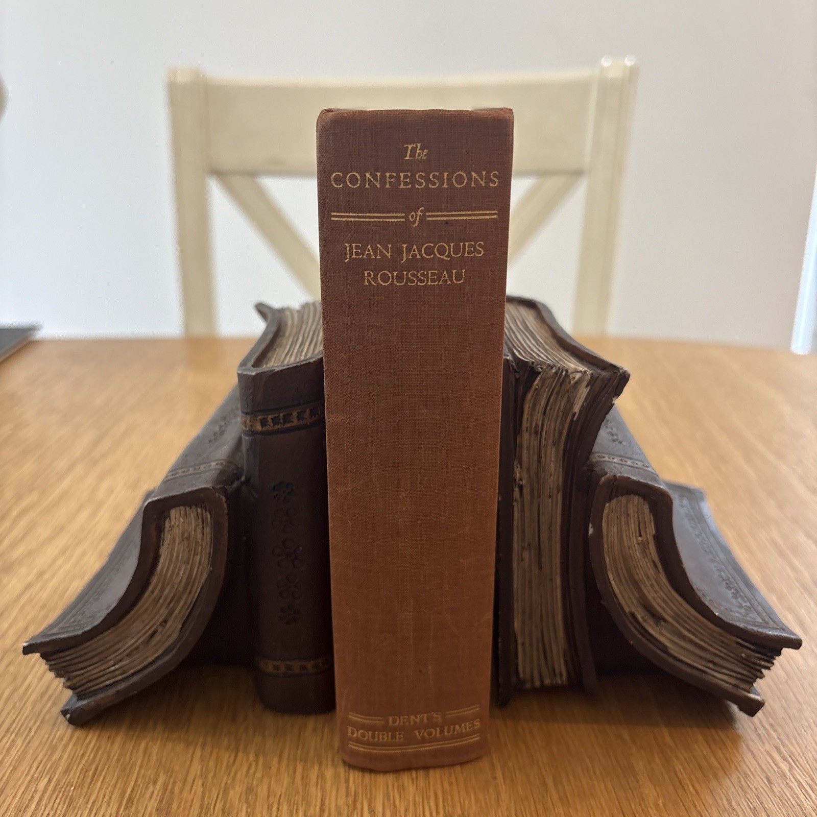 Confessions by Rousseau Dent Double volume 1933 vintage hardback book