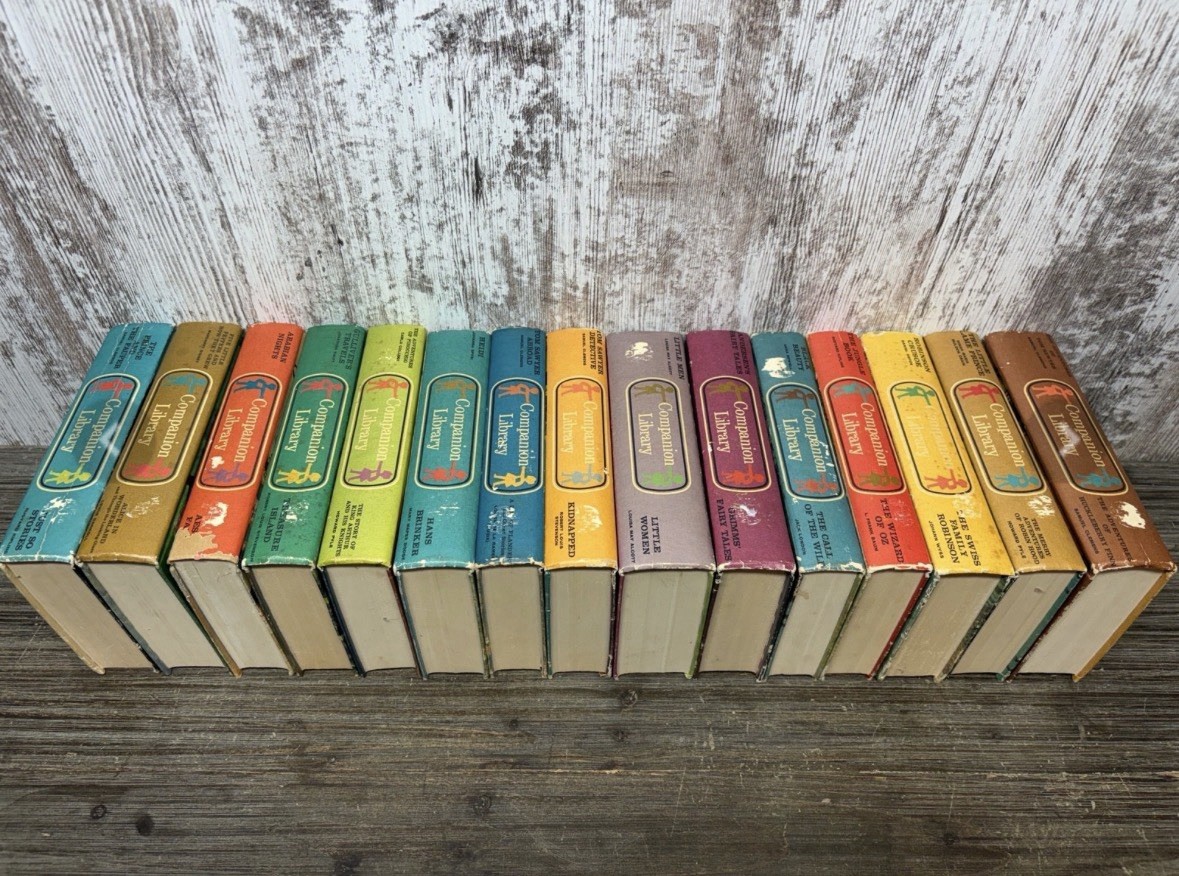 Vintage Companion Library Complete 15 Book Set Grosset & Dunlap 1960s 2-in-1