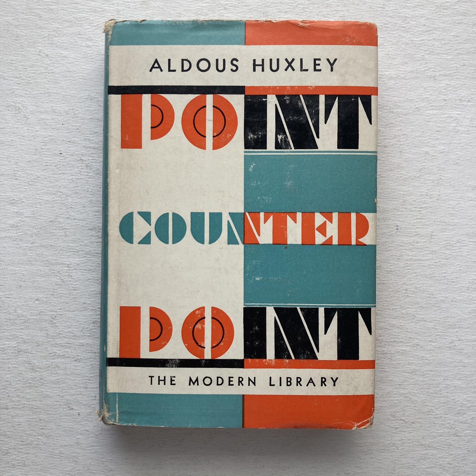 Vintage Point Counter Point Aldous Huxley Modern Library HC DJ Fiction