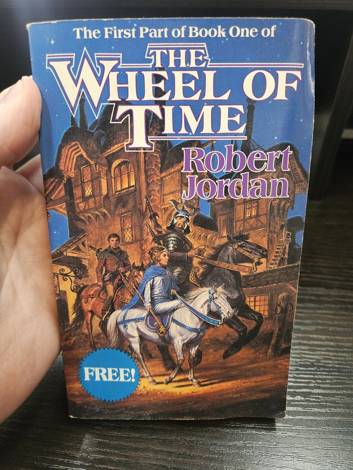 The Wheel of Time by Robert Jordan, „BLUE PROMO“ First Part of Book 1 -1st Print