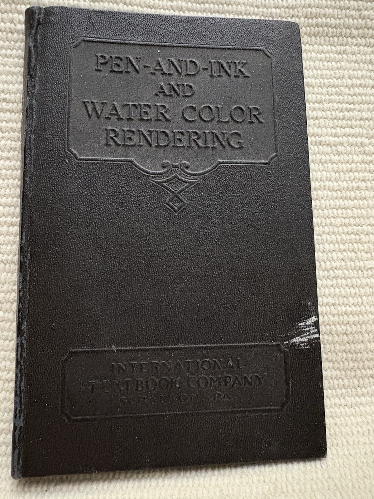 Pen-And-Ink and Water-Color Rendering, by I.C.S. Staff (Rare)