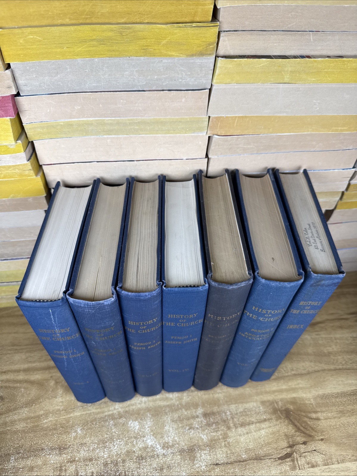 Lot Of 5 HISTORY OF THE CHURCH Jesus Christ Of Latter-Day Saints Index Vintage