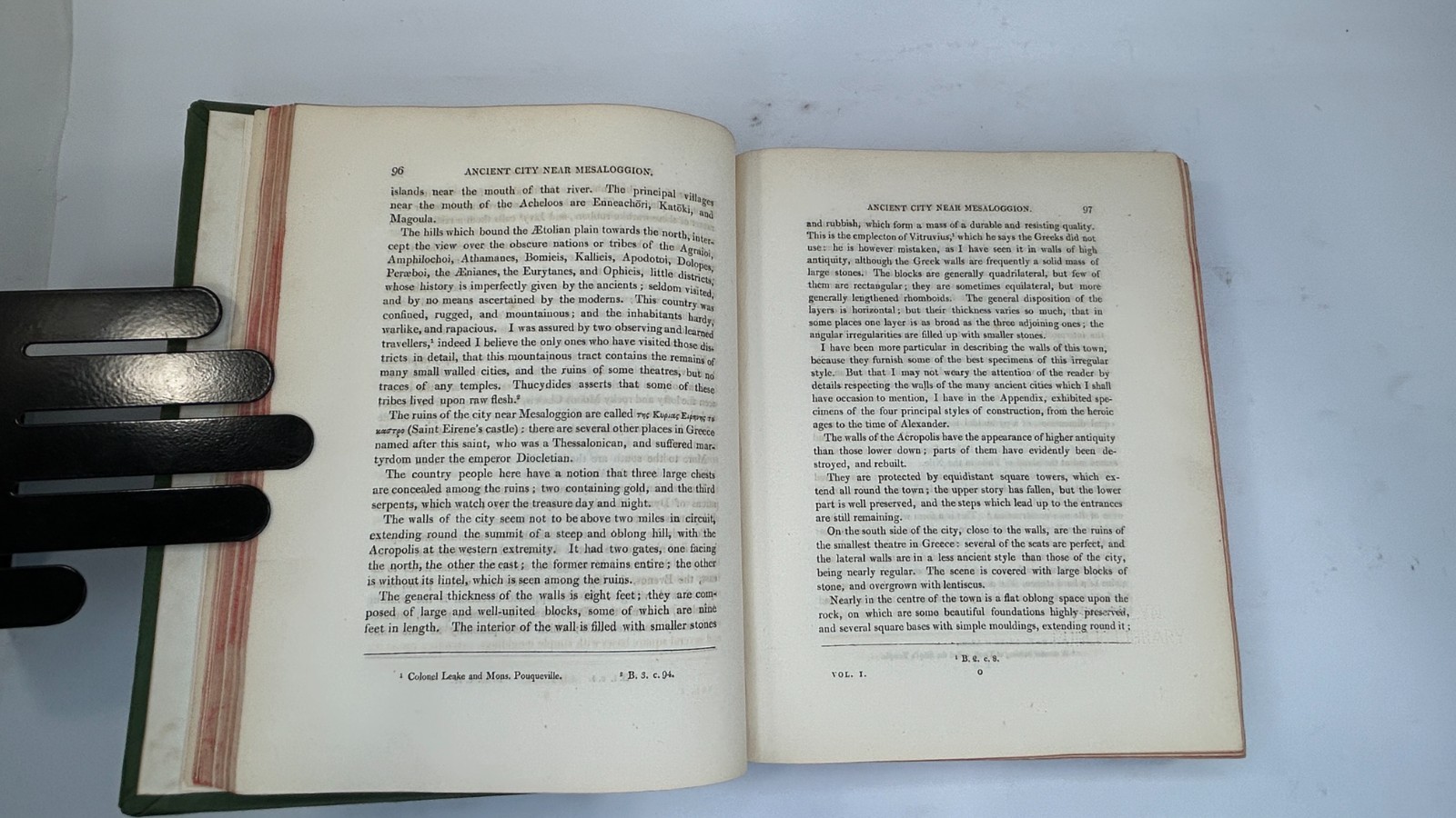 A Classical and Topographical Tour through Greece by Edward Dodwell – 2 volumes