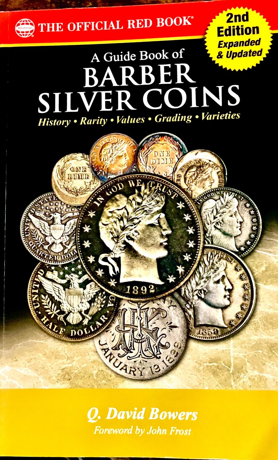 Official Red Book : Barber Silver Coins 2nd Edition Expanded & Updated (PB) – VG