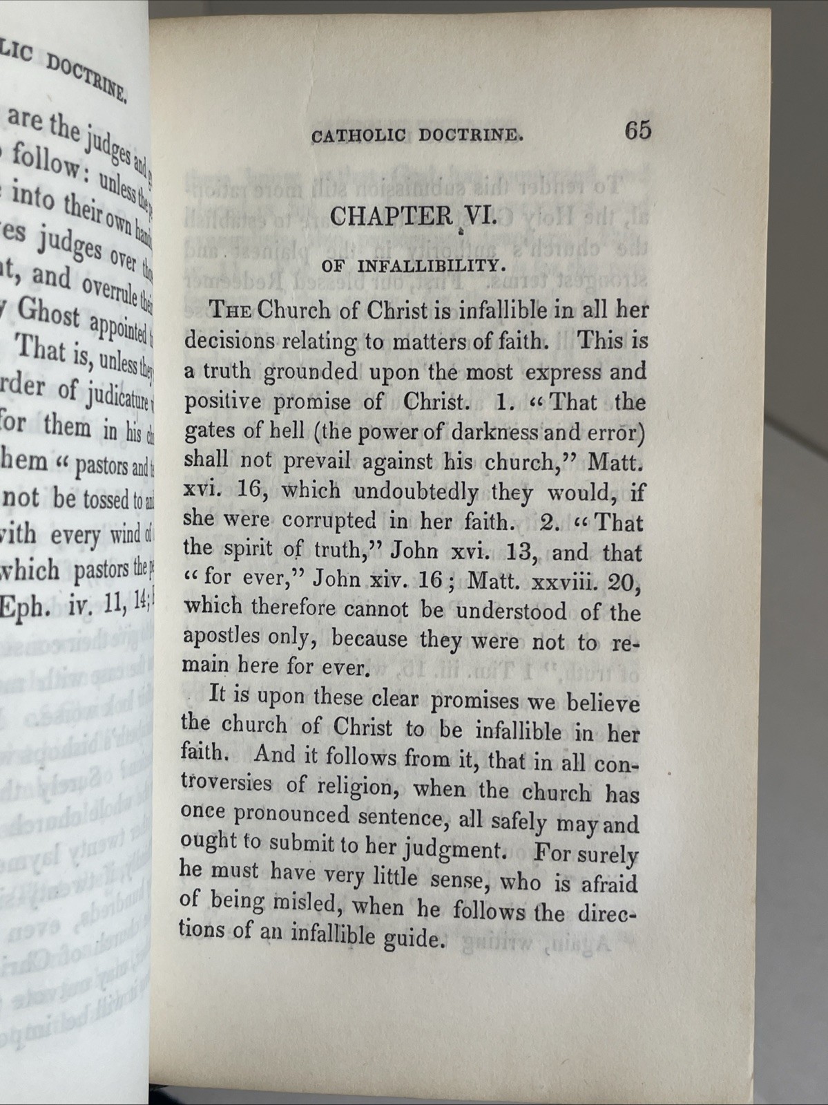 Fr. Patrick Rafferty: Catholic Doctrine, Proved from Scripture & Tradition; 1849