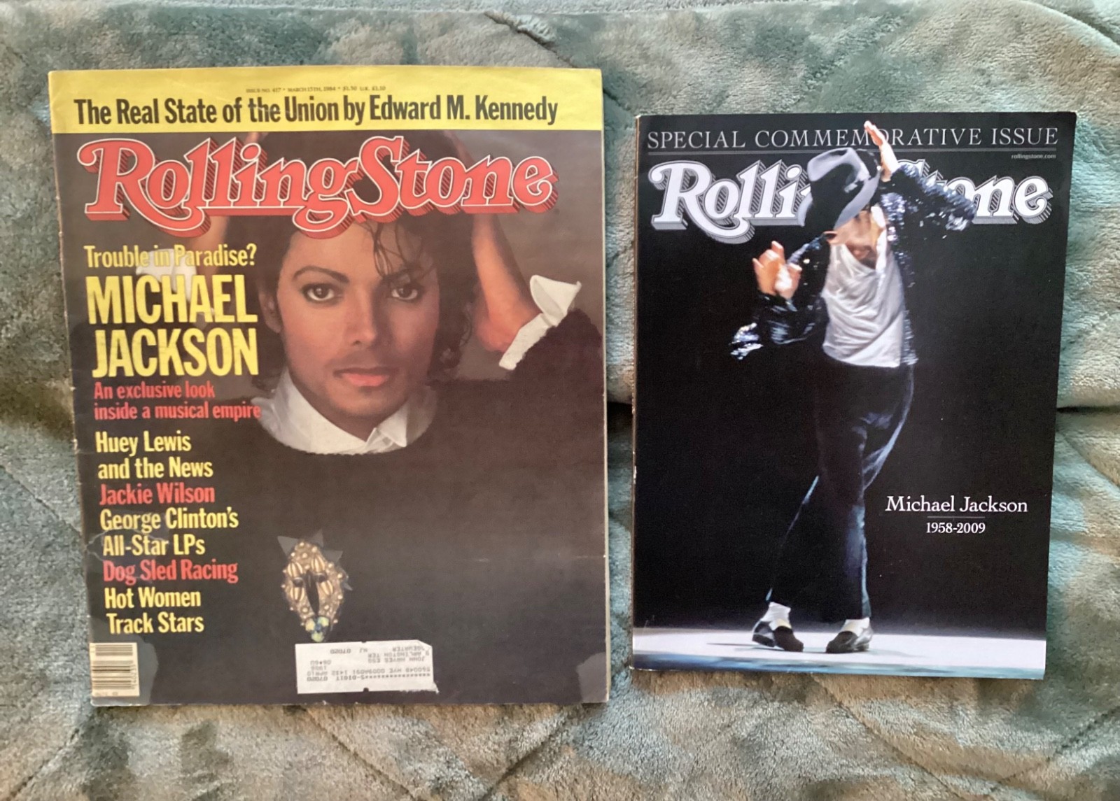Rolling Stone Magazine MICHAEL JACKSON March 15, 1984 + SPEC. COMMEM. ISSUE 2009
