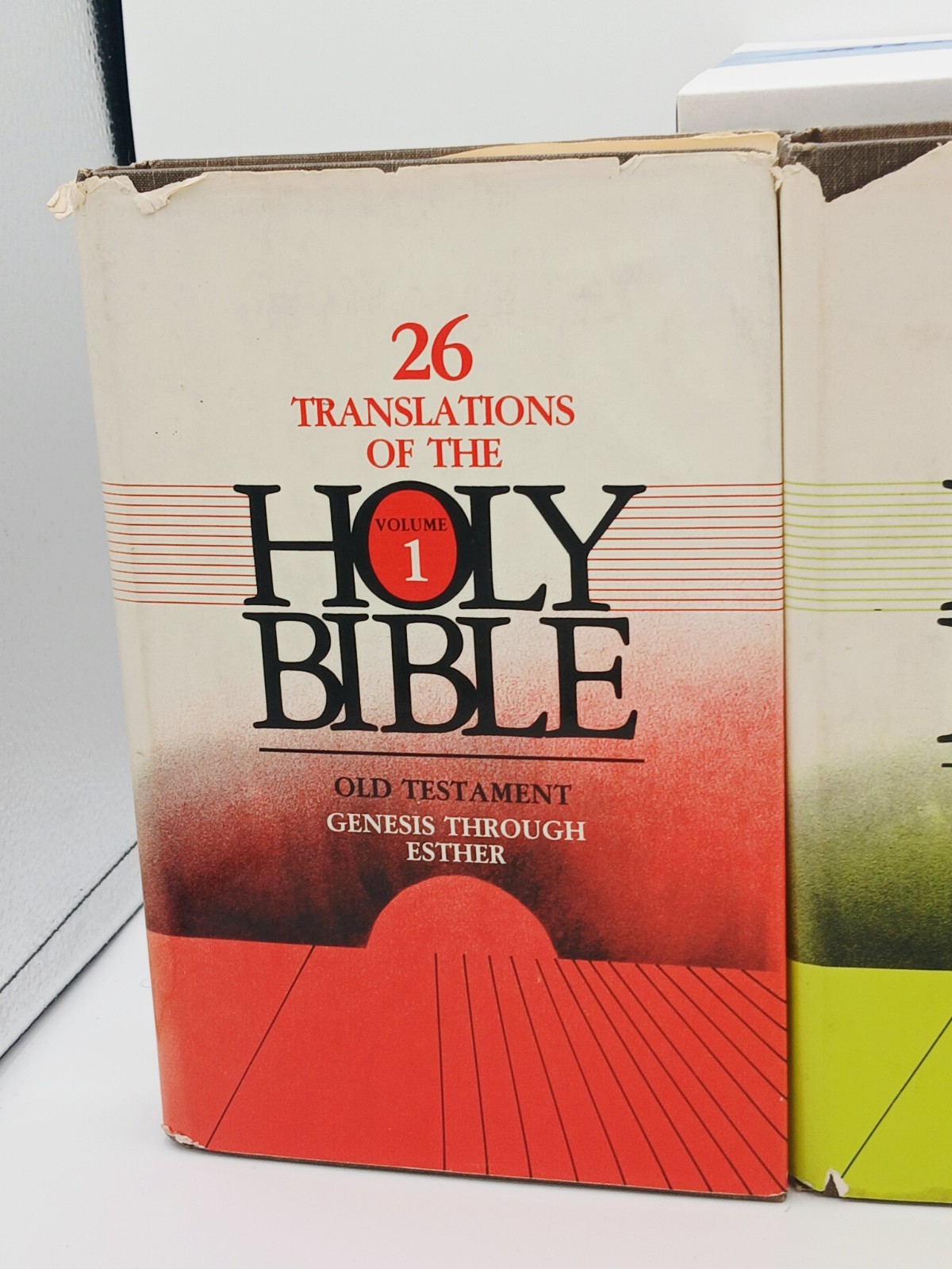 26 Translations of the Holy Bible Volumes 1-3 ACCEPTABLE Condition, Tear Pages.