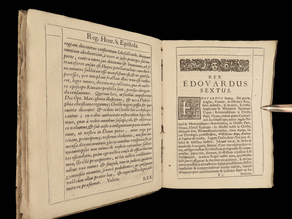1640 Thomas Cranmer 1ed 39 Articles Henry VIII English Reformation Legum RARE
