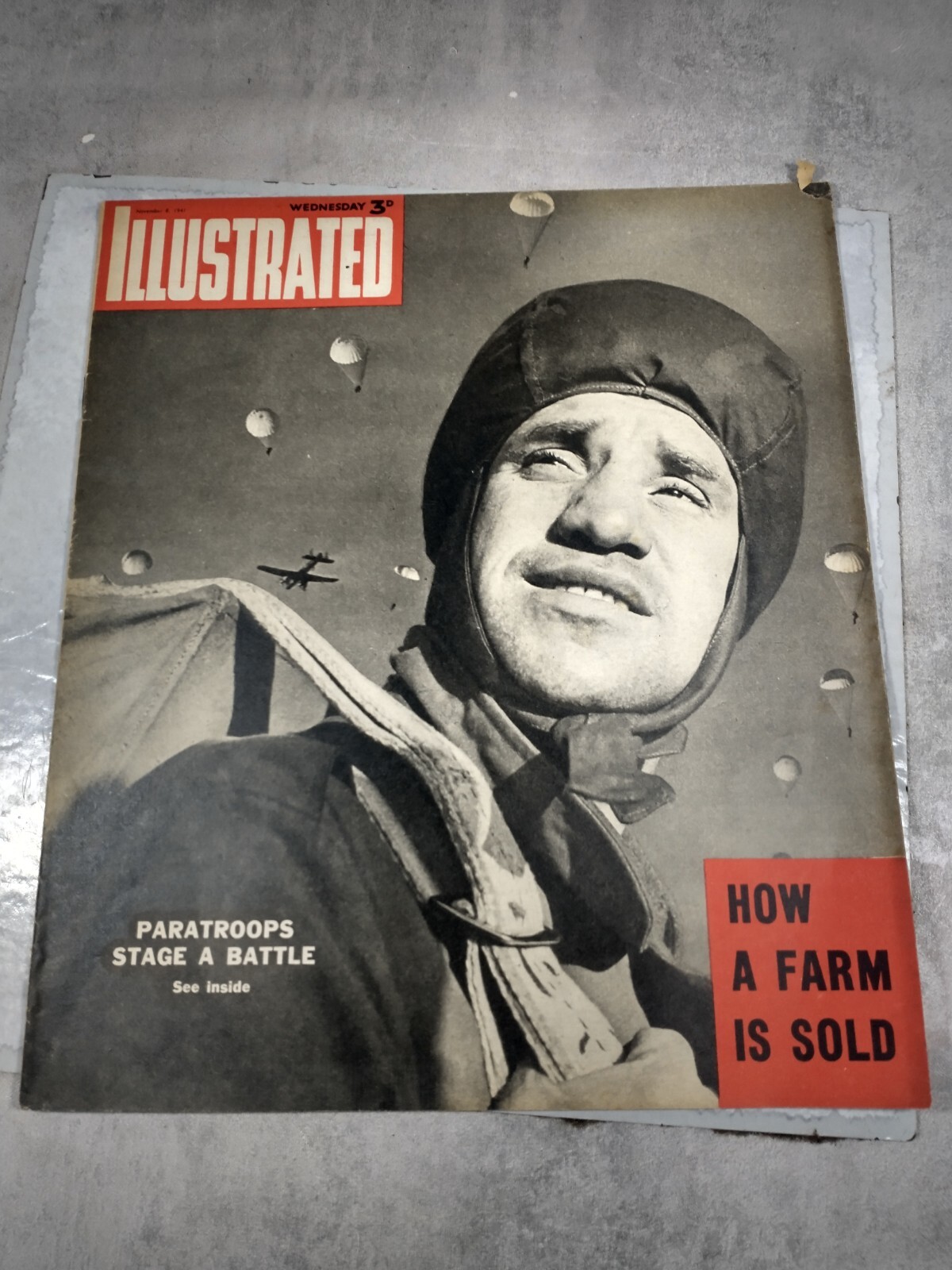 Illustrated Magazine – Nov 8 1941 – Paratroopers – Bermuda