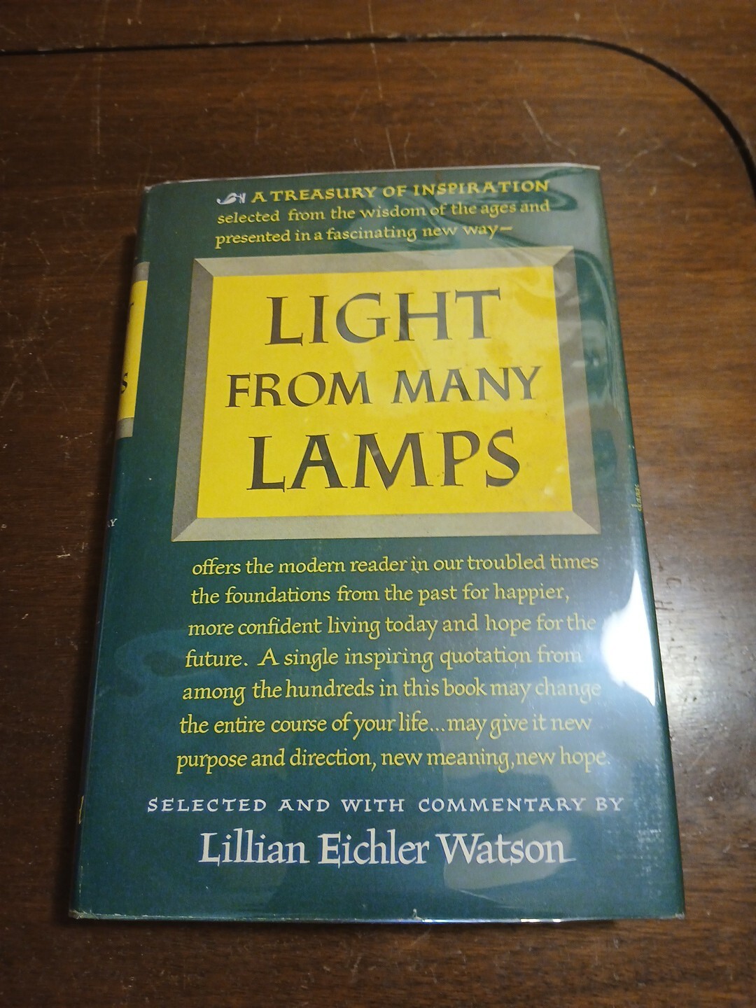 Light From Many Lamps Edited by Lillian Eichler Watson, 1951 HC/DJ