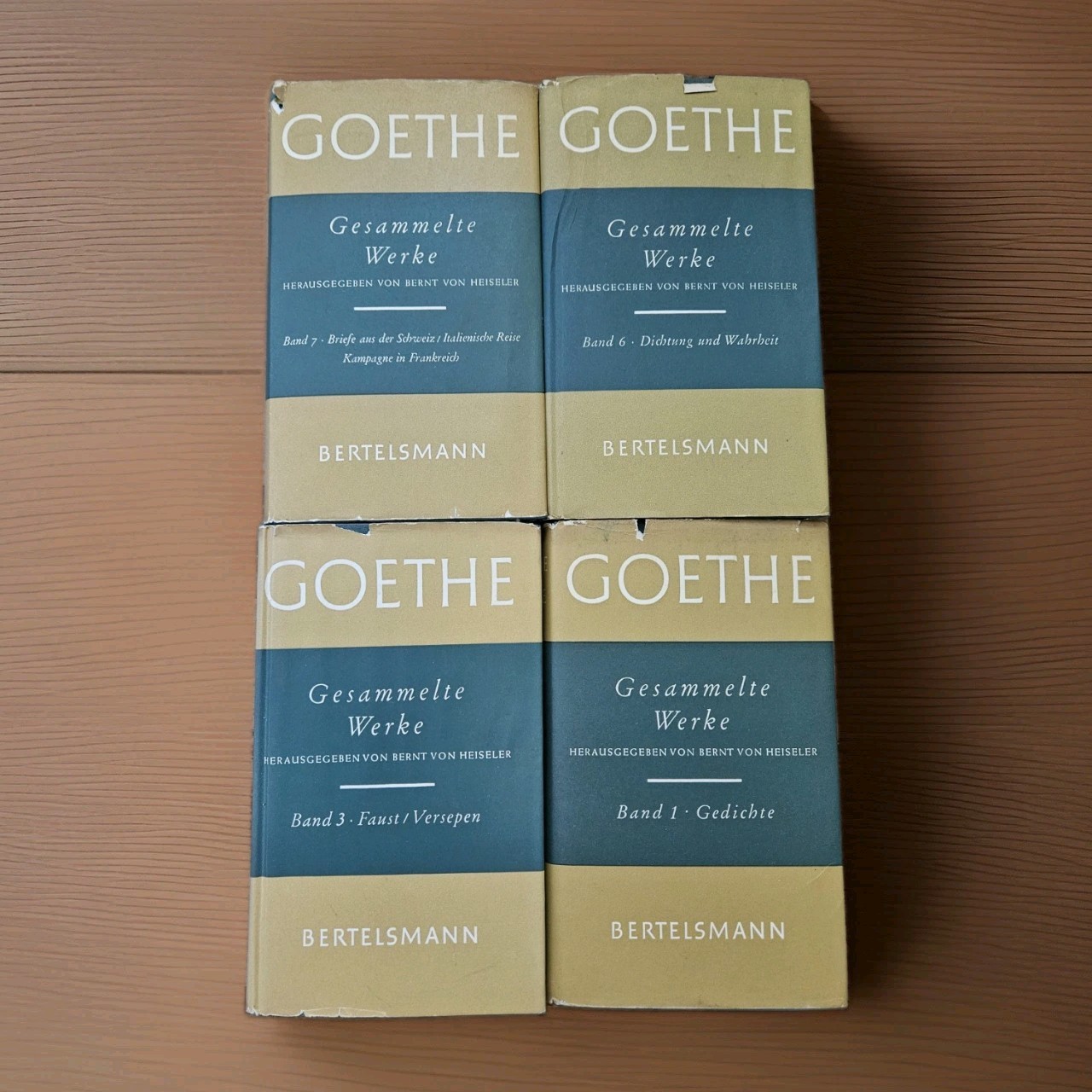 1955. Lot 4 Johann Wolfgang von Goethe’s Werke German Poetry Lit HCDJ With Bonus